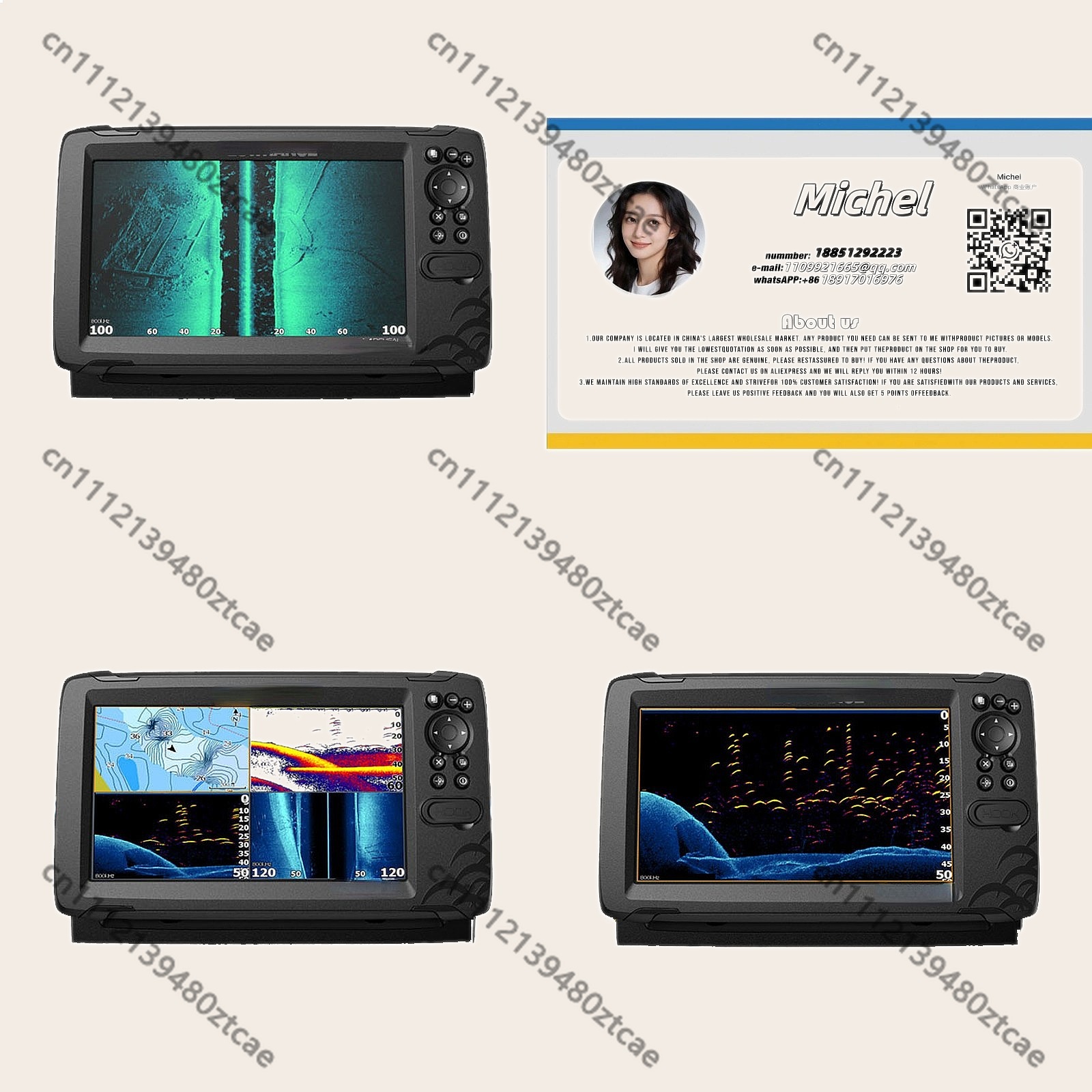 Fishing Boat Depth Finder - جهاز محمول لتحديد مواقع الأسماك بالسونار
