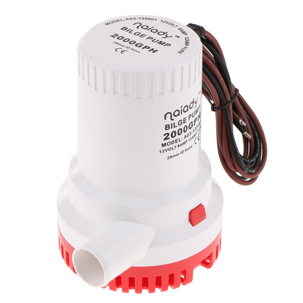 Fishing Boat Bilge Pump - مضخة غاطسة 12 فولت 2000 جالون