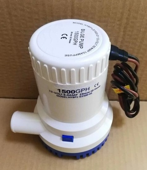 Fishing Boat Bilge Pump - مضخة مياه غاطسة أوتوماتيكية للقوارب 12