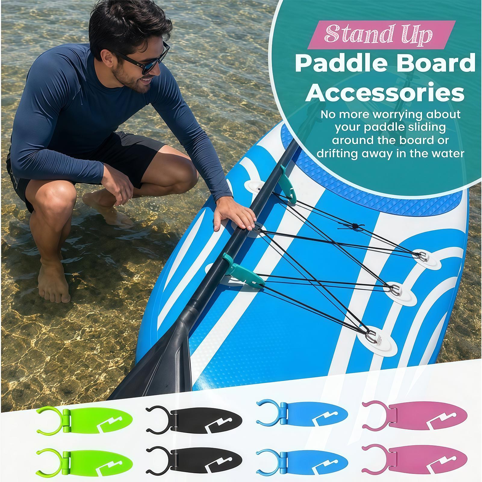 Fishing Boat Oar - قطعتان من حامل الأكواب للوح التجديف،