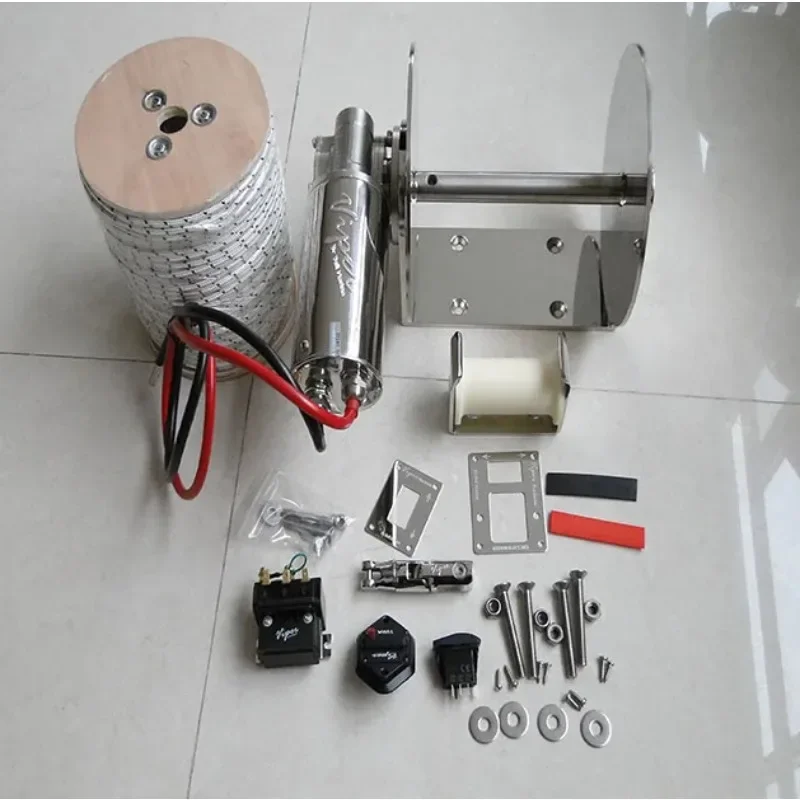 معدات بحرية: ونش مرساة بقوة 10 - مراجعة Fishing Boat Anchor Winch وسعره