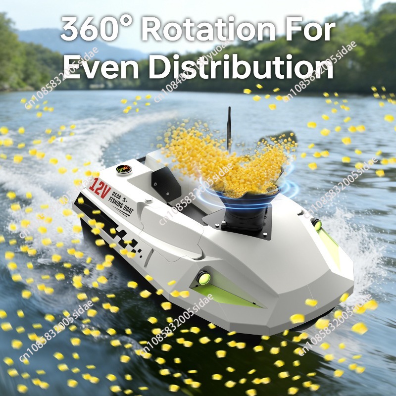 موزع طُعم قابل للدوران 360 درج - مراجعة Fishing Boat Anchor Winch وسعره