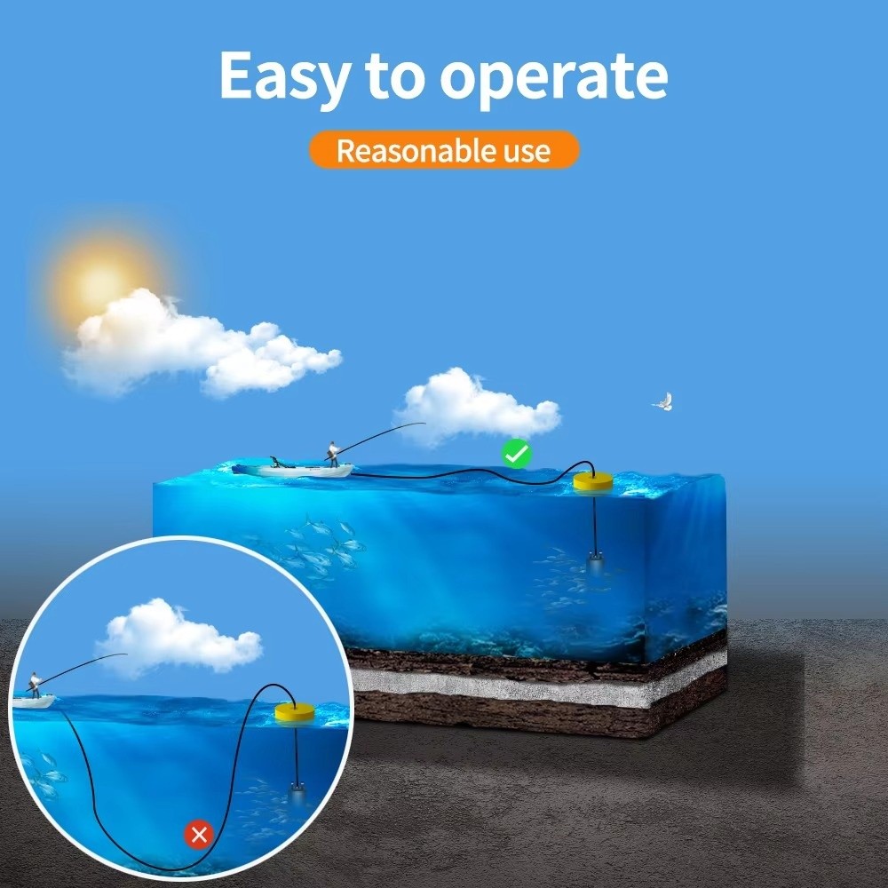 جهاز محمول لاكتشاف الأسماك بشا - مراجعة Fishing Boat Depth Finder وسعره