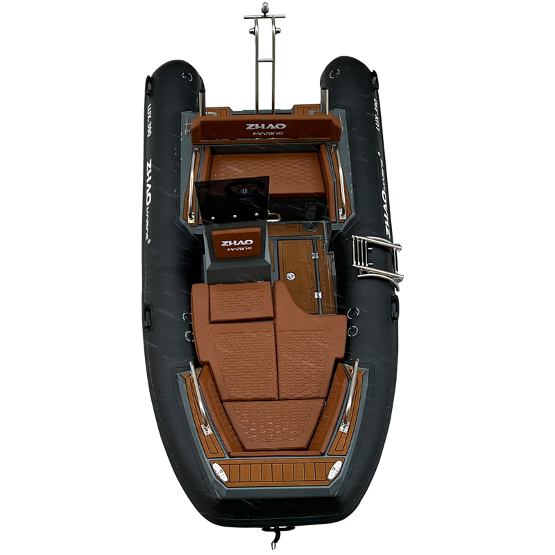 13ft LUX Rib Boat390 عالية الس - مراجعة Fishing Boat Aluminum وسعره