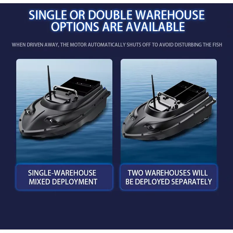 قارب طعم صيد ذكي بالتحكم عن بع - مراجعة Fishing Boat Gps وسعره
