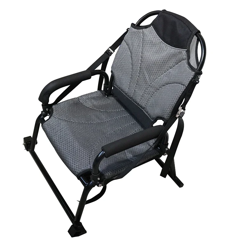 كرسي صيد قابل للطي من الألومني - مراجعة Fishing Boat Seat وسعره