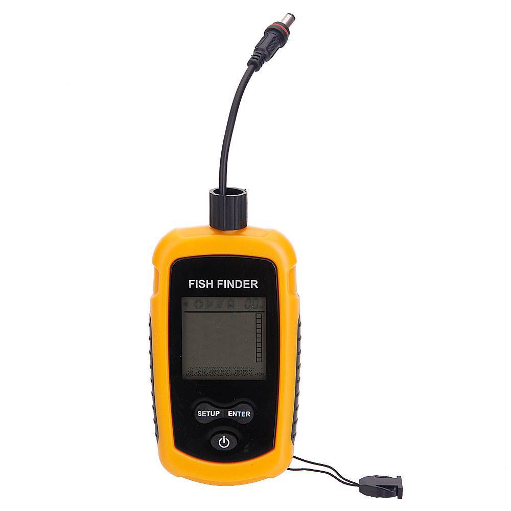جهاز سونار محمول لتحديد مواقع  - مراجعة Fishing Boat Depth Finder وسعره