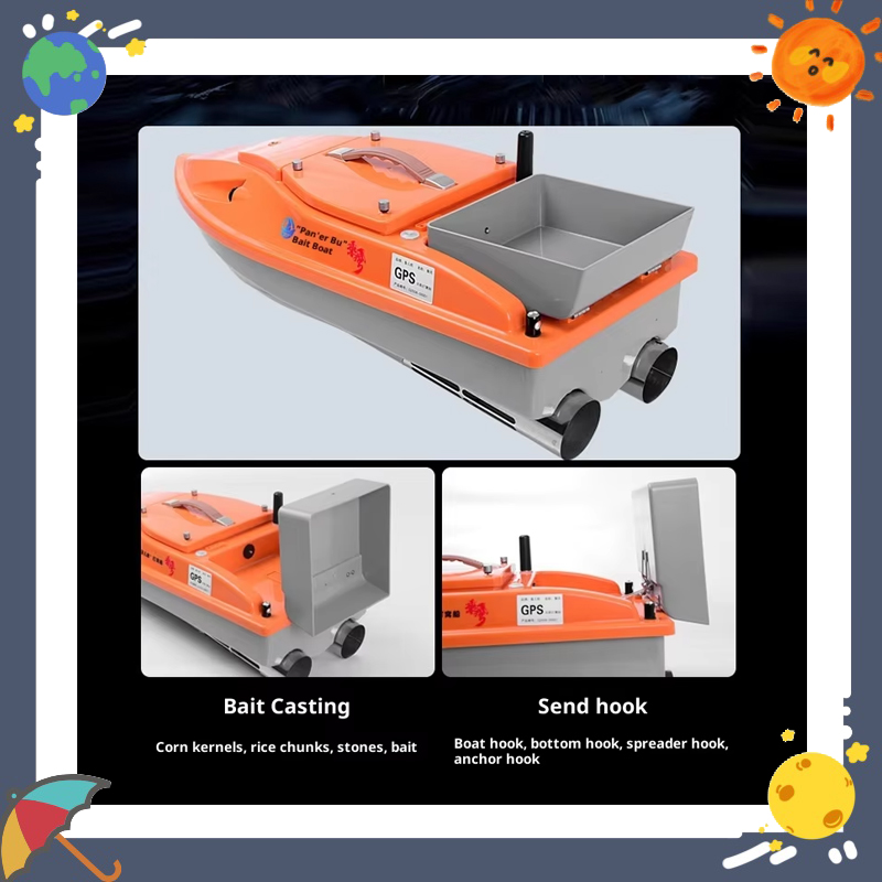 قارب صيد جديد يعمل بالتحكم عن  - مراجعة Fishing Boat Gps وسعره