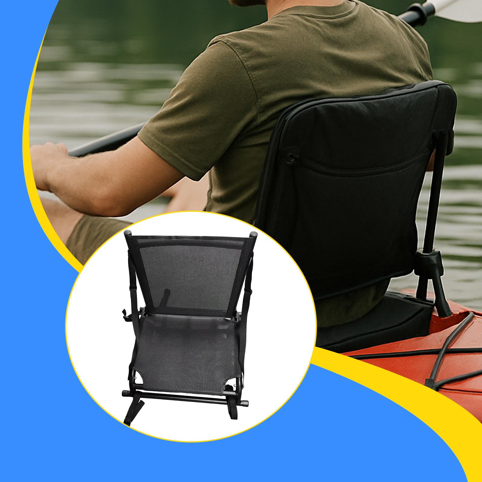 مقعد كاياك مع دعم خلفي، مطوي،  - مراجعة Fishing Boat Seat وسعره