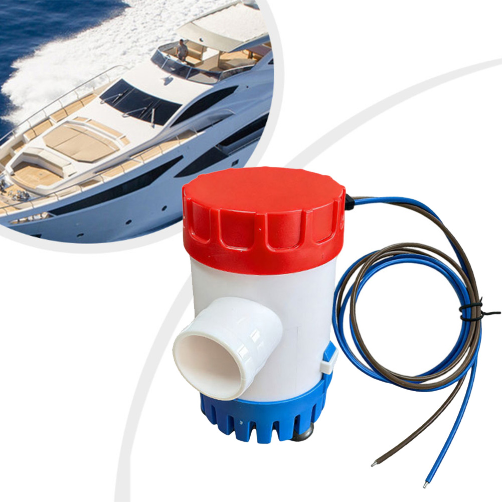 مضخة مياه غاطسة بحرية 12 فولت  - مراجعة Fishing Boat Bilge Pump وسعره