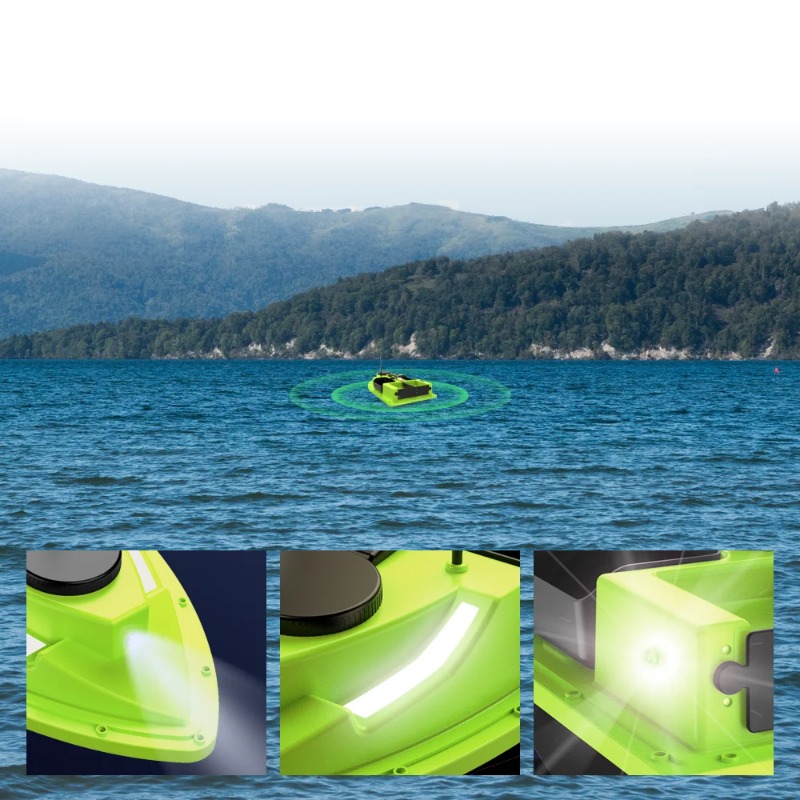 قارب طُعم D19 يعمل بنظام تحديد - مراجعة Fishing Boat Gps وسعره